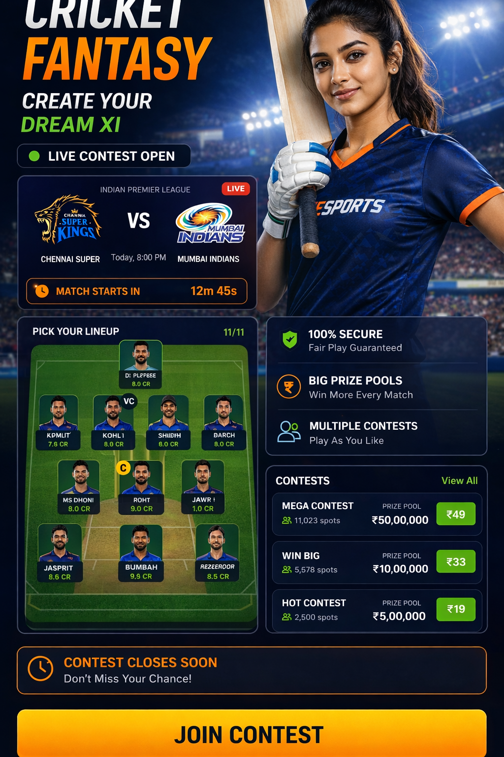 Cricket App Download cricket matchday visual